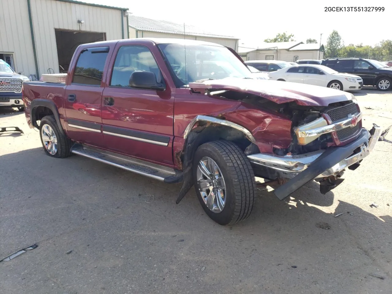 2005 Chevrolet Silverado K1500 VIN: 2GCEK13T551327999 Lot: 70225294