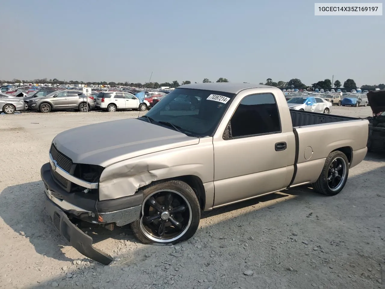 2005 Chevrolet Silverado C1500 VIN: 1GCEC14X35Z169197 Lot: 70397214