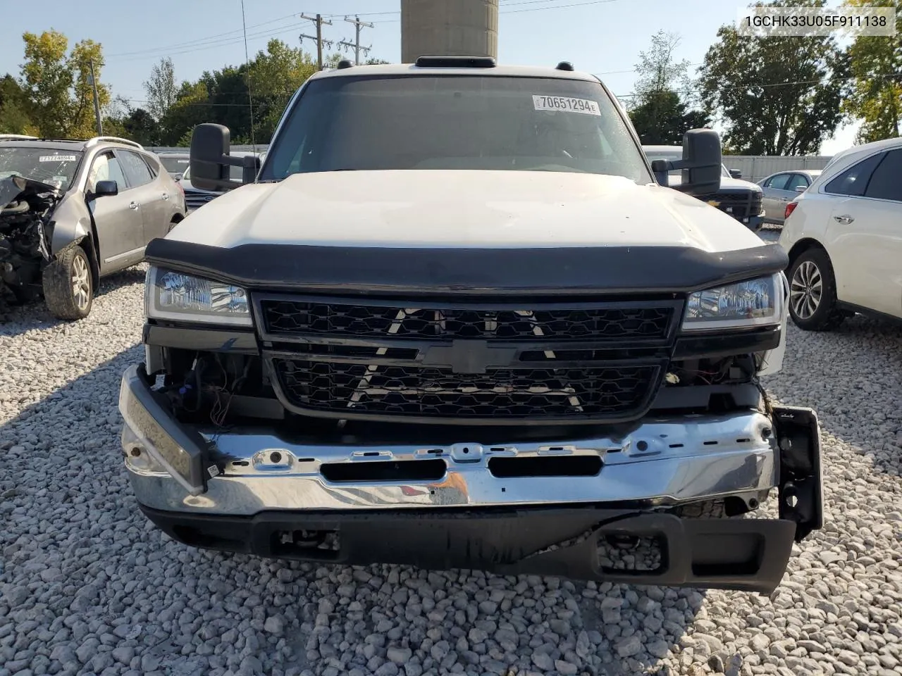 2005 Chevrolet Silverado K3500 VIN: 1GCHK33U05F911138 Lot: 70651294