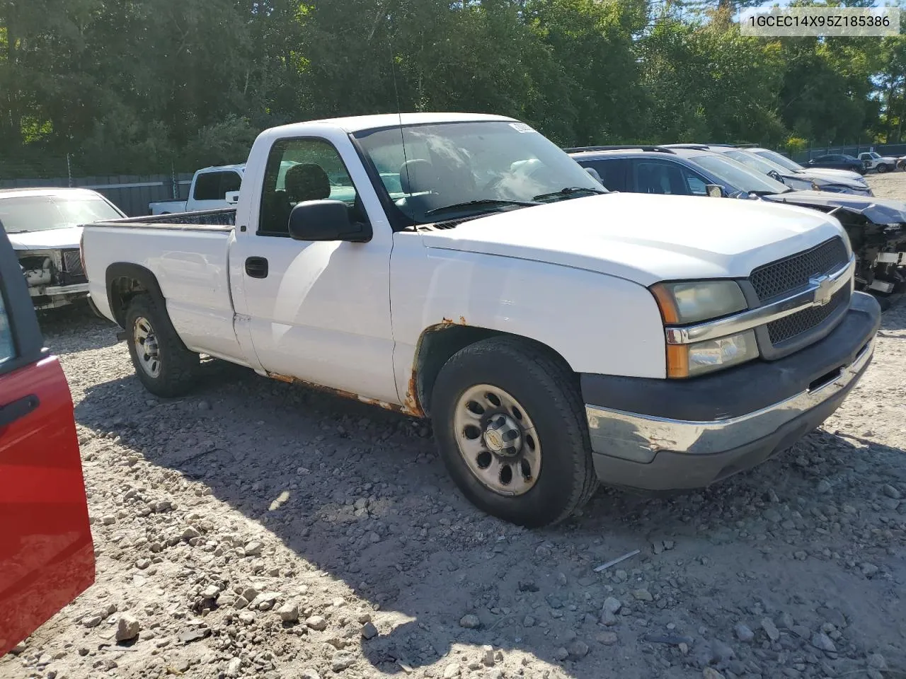 2005 Chevrolet Silverado C1500 VIN: 1GCEC14X95Z185386 Lot: 70801324