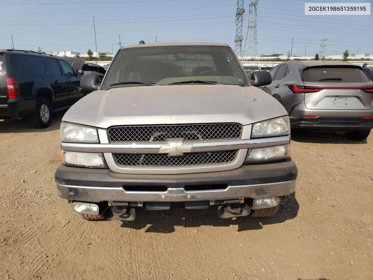 2005 Chevrolet Silverado K1500 VIN: 2GCEK19B651359195 Lot: 70998914