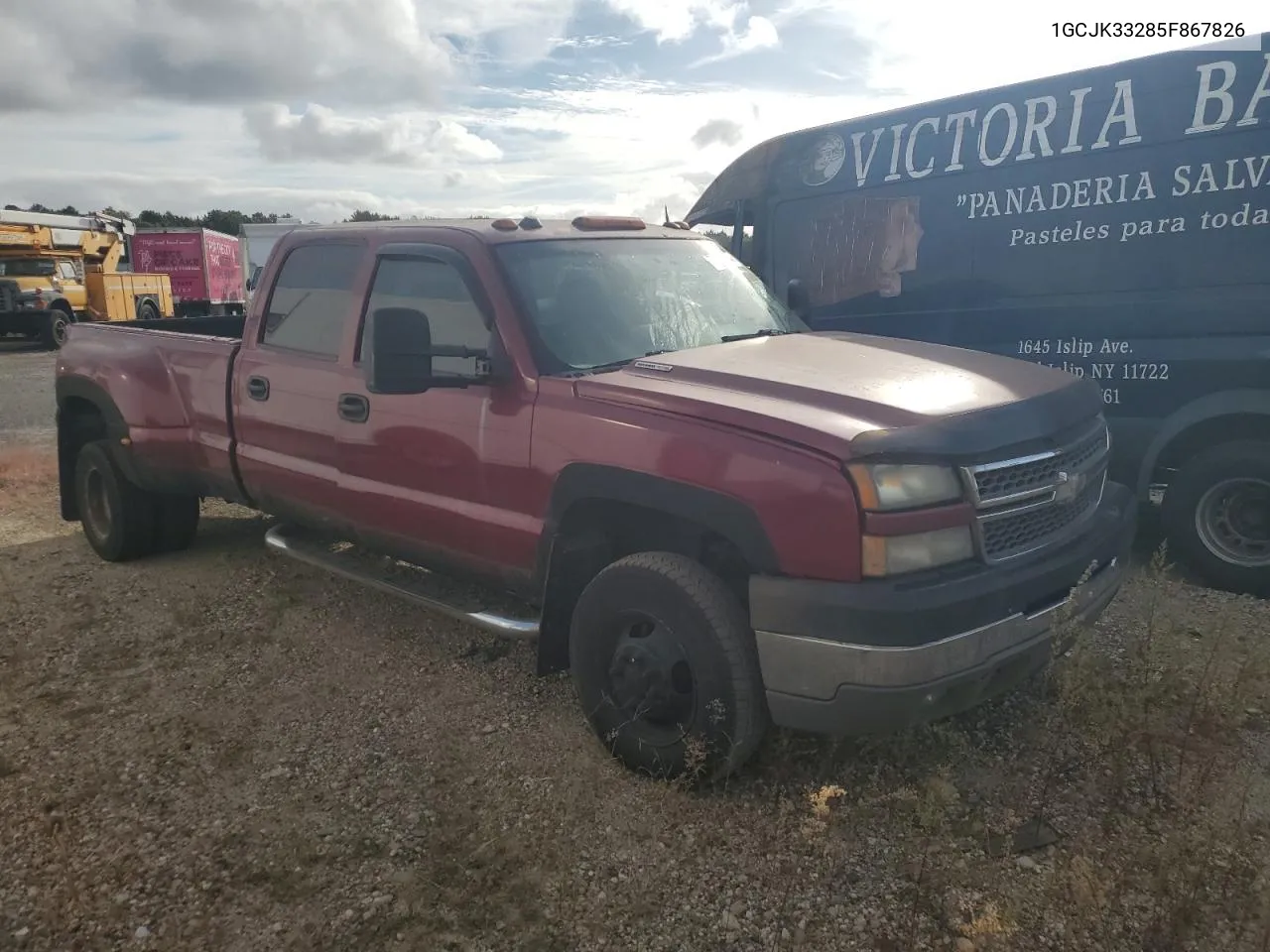 2005 Chevrolet Silverado K3500 VIN: 1GCJK33285F867826 Lot: 71030754