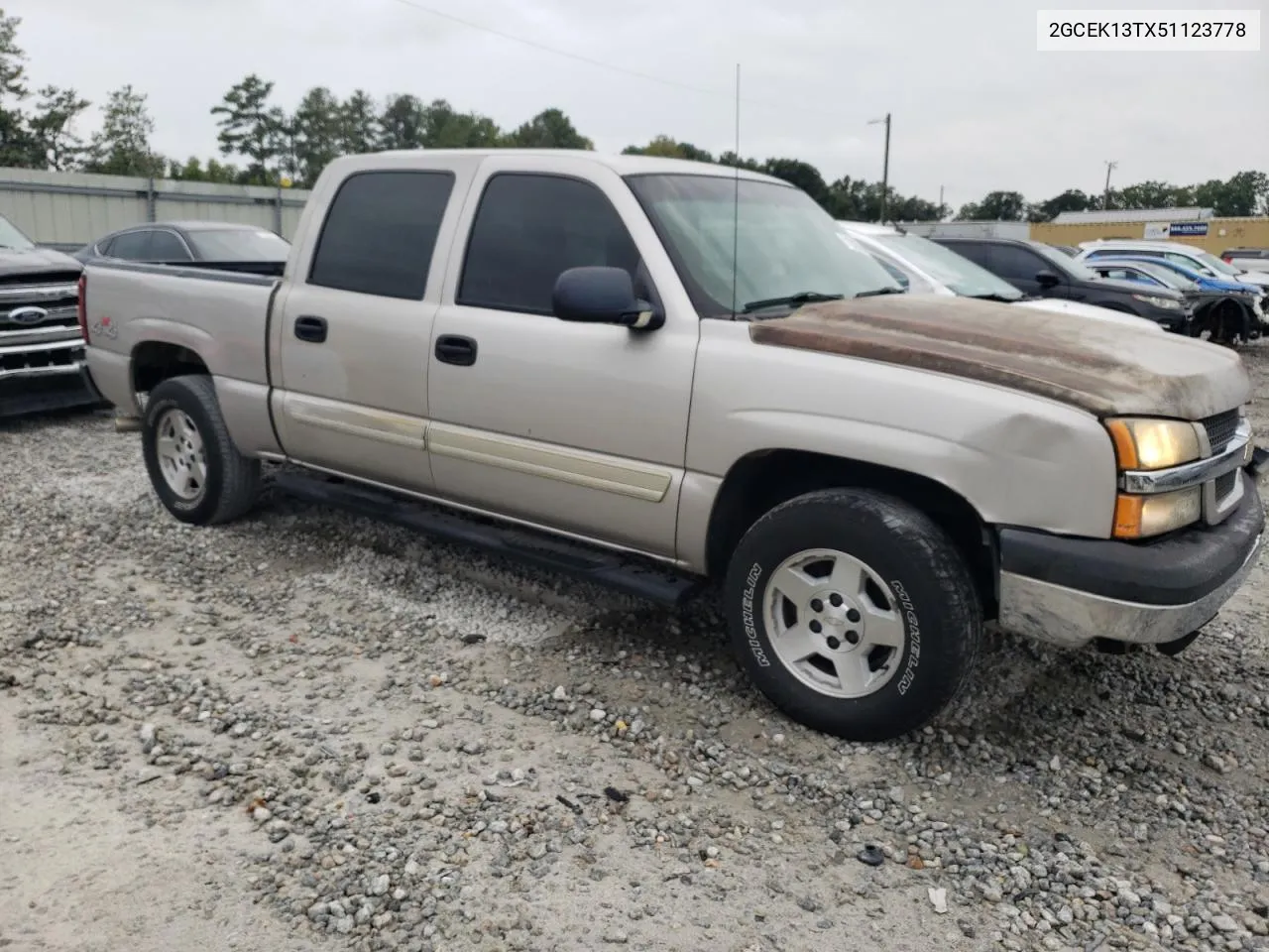 2005 Chevrolet Silverado K1500 VIN: 2GCEK13TX51123778 Lot: 71262794