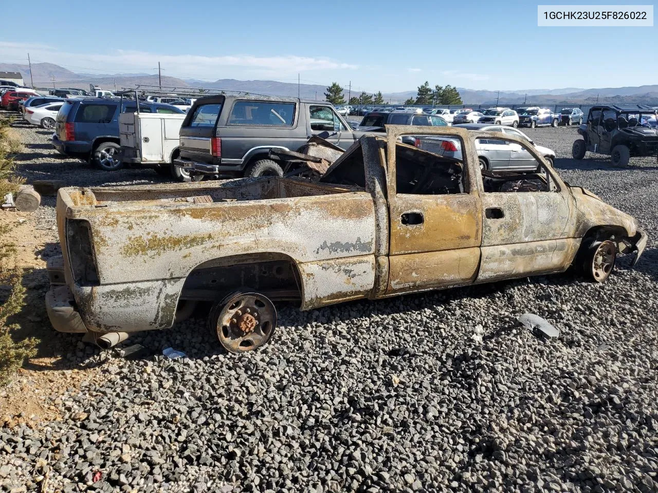 2005 Chevrolet Silverado K2500 Heavy Duty VIN: 1GCHK23U25F826022 Lot: 71276074