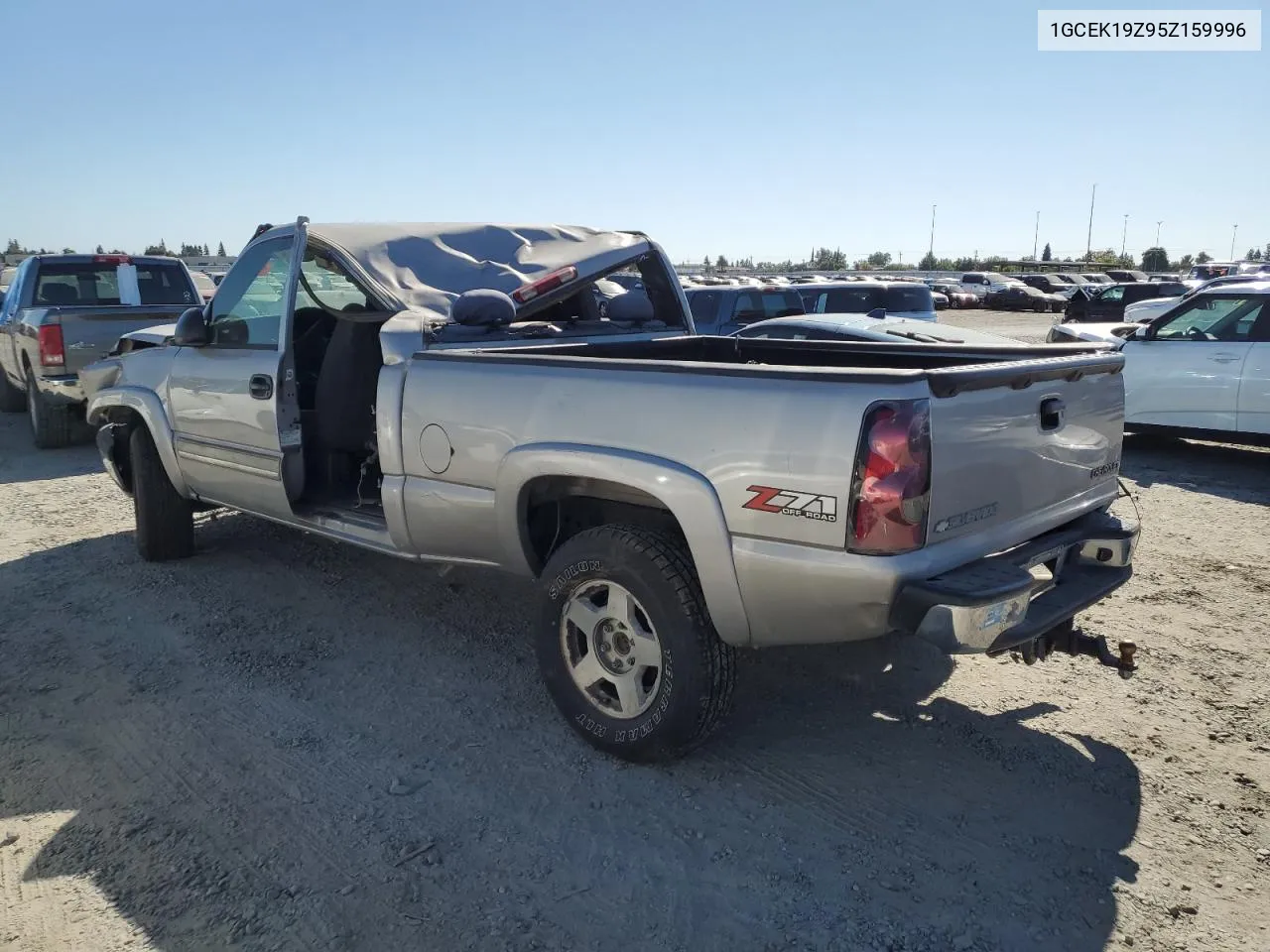 2005 Chevrolet Silverado K1500 VIN: 1GCEK19Z95Z159996 Lot: 71302444