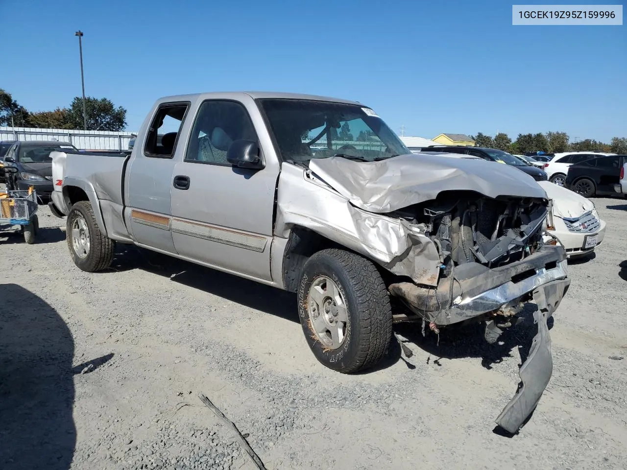 2005 Chevrolet Silverado K1500 VIN: 1GCEK19Z95Z159996 Lot: 71302444