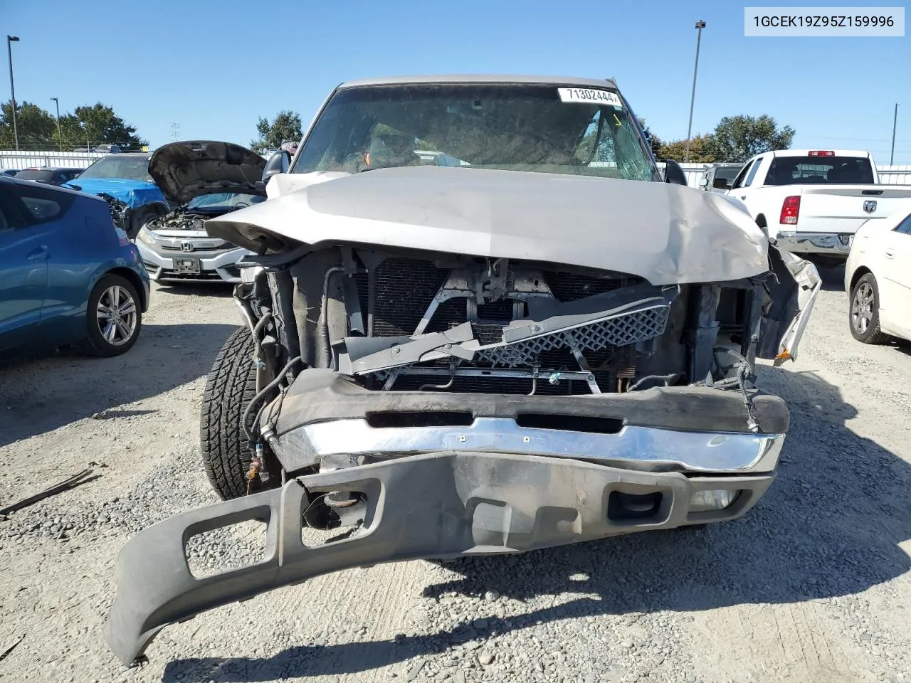 2005 Chevrolet Silverado K1500 VIN: 1GCEK19Z95Z159996 Lot: 71302444