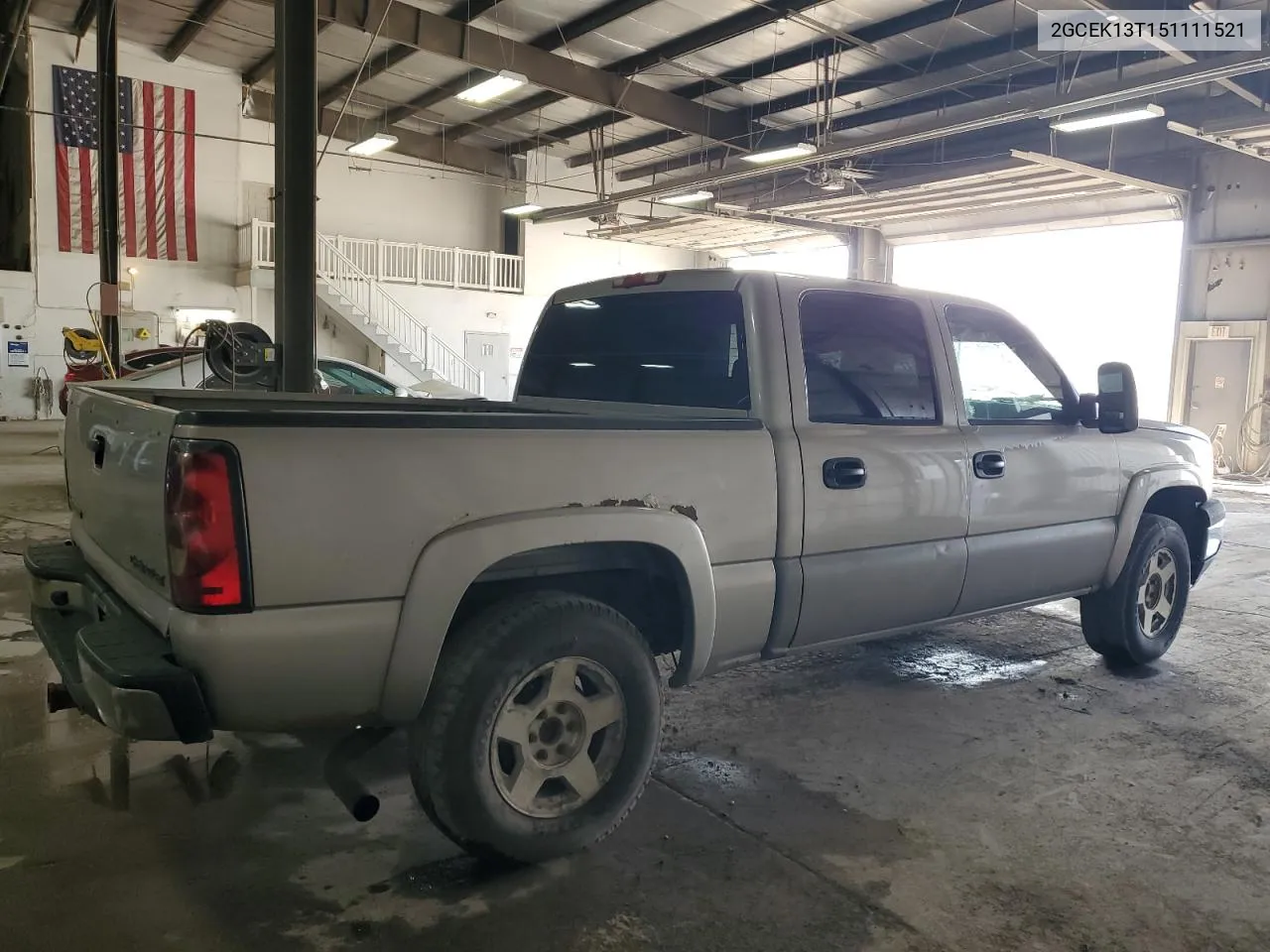 2005 Chevrolet Silverado K1500 VIN: 2GCEK13T151111521 Lot: 71405204