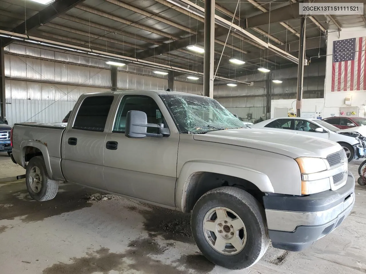 2005 Chevrolet Silverado K1500 VIN: 2GCEK13T151111521 Lot: 71405204