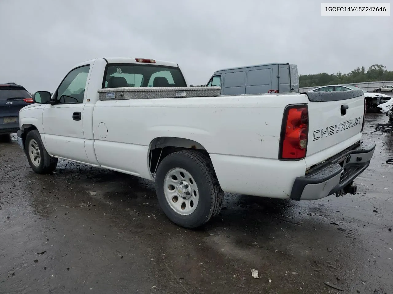 2005 Chevrolet Silverado C1500 VIN: 1GCEC14V45Z247646 Lot: 71506084