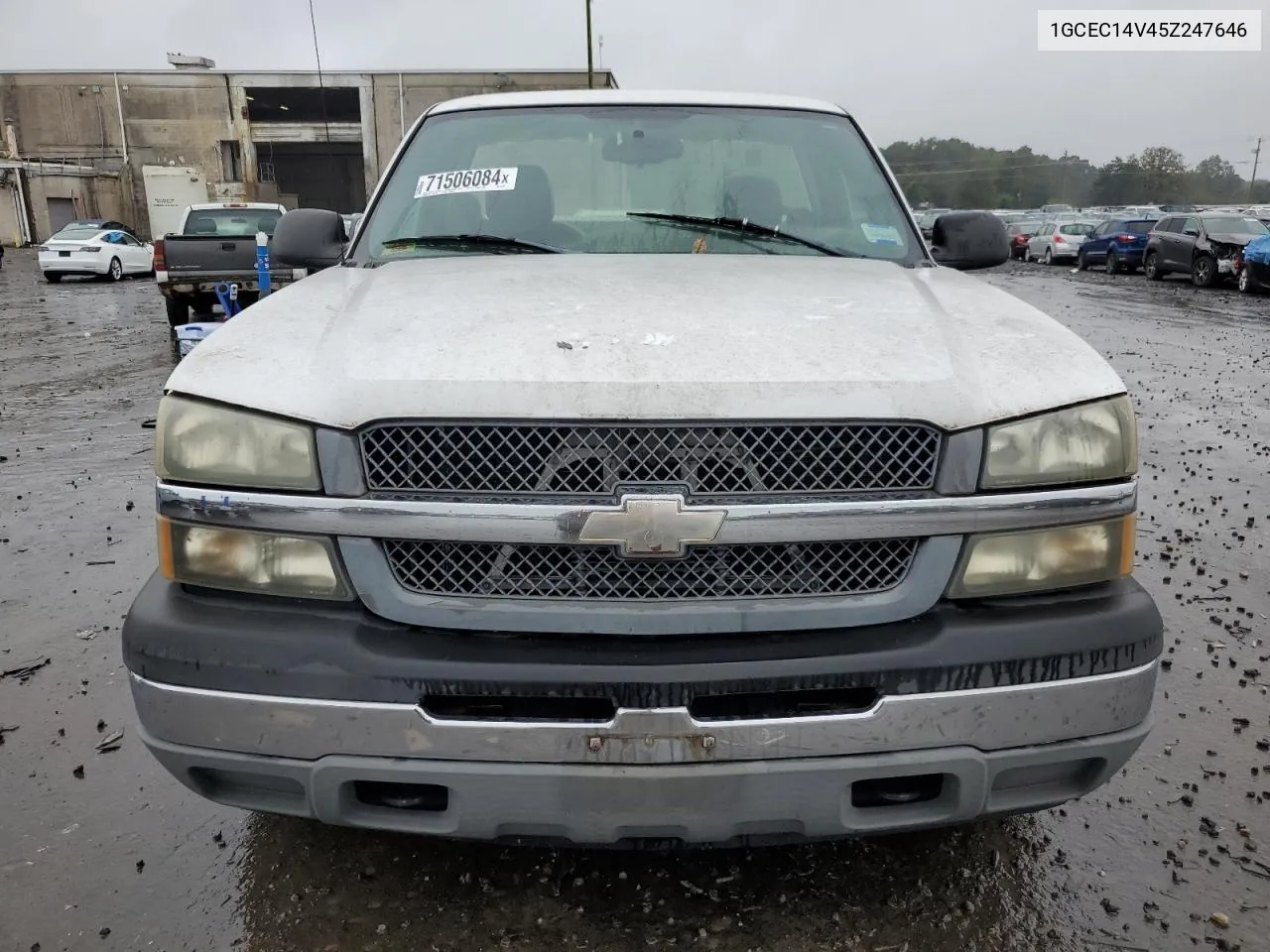 2005 Chevrolet Silverado C1500 VIN: 1GCEC14V45Z247646 Lot: 71506084