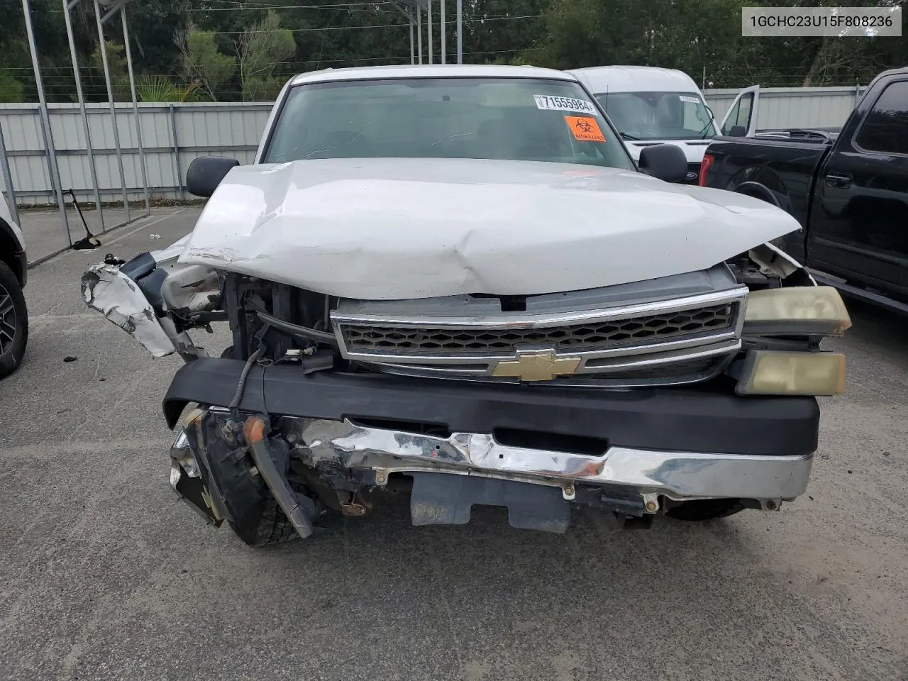 2005 Chevrolet Silverado C2500 Heavy Duty VIN: 1GCHC23U15F808236 Lot: 71555984