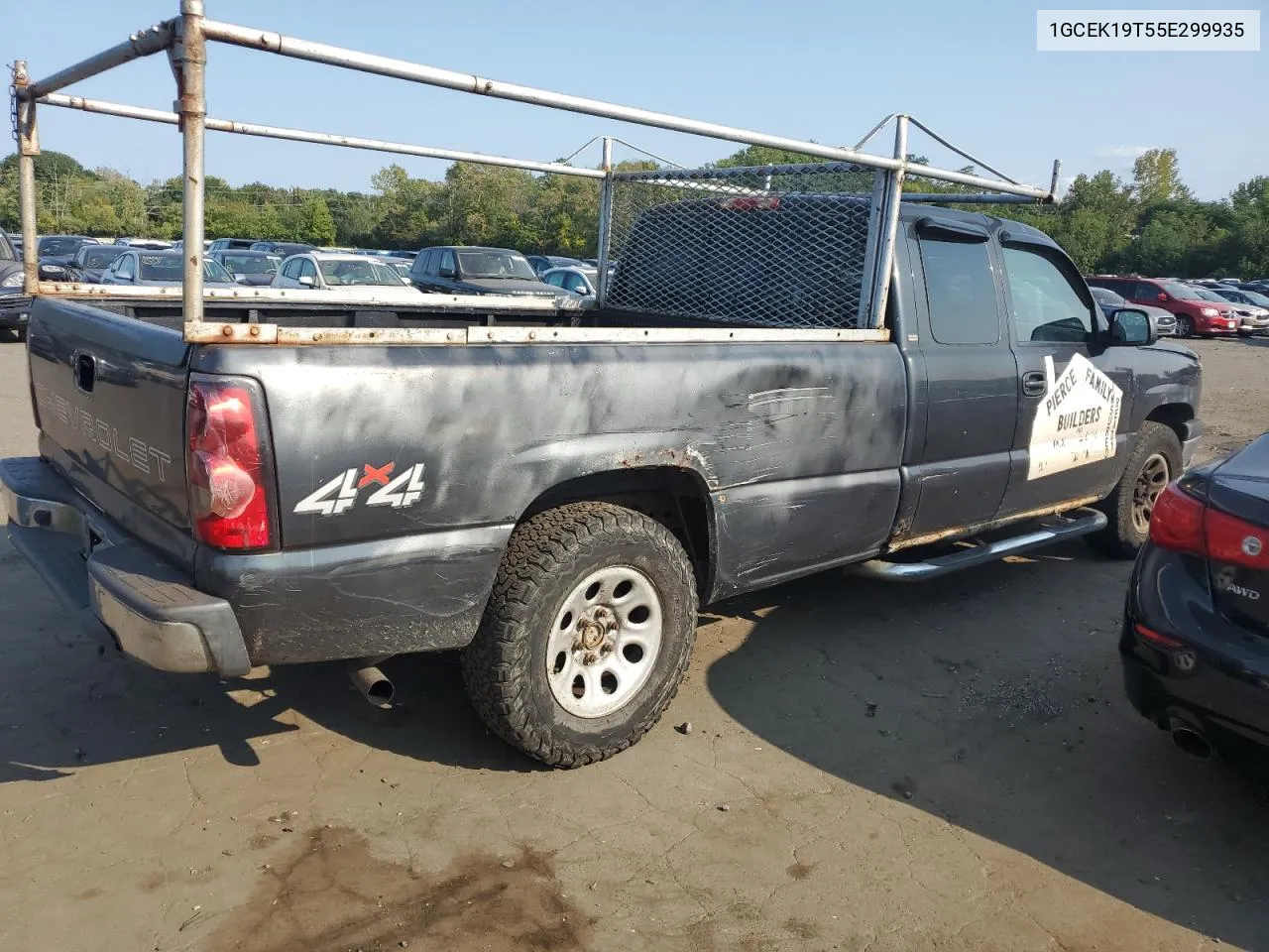 2005 Chevrolet Silverado K1500 VIN: 1GCEK19T55E299935 Lot: 71610904