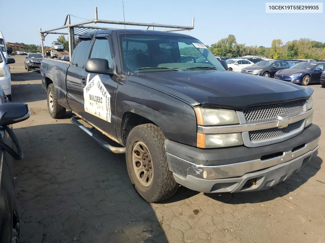 2005 Chevrolet Silverado K1500 VIN: 1GCEK19T55E299935 Lot: 71610904