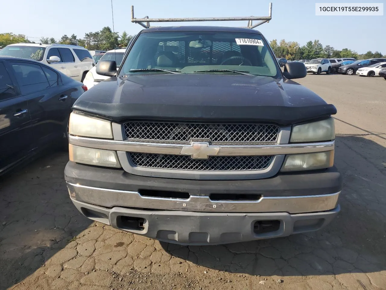 2005 Chevrolet Silverado K1500 VIN: 1GCEK19T55E299935 Lot: 71610904