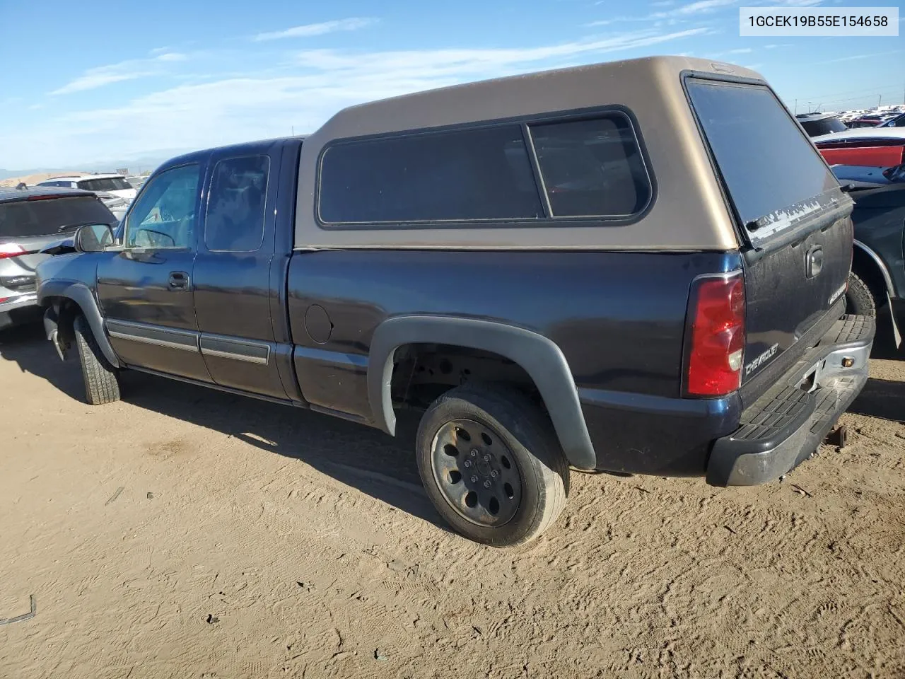 2005 Chevrolet Silverado K1500 VIN: 1GCEK19B55E154658 Lot: 71813244