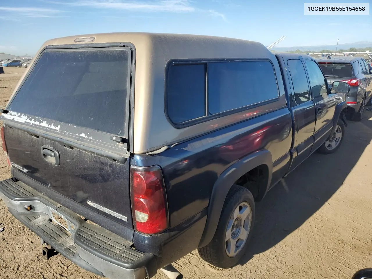 2005 Chevrolet Silverado K1500 VIN: 1GCEK19B55E154658 Lot: 71813244