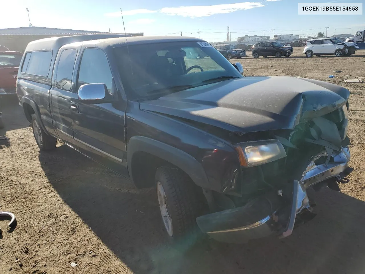 2005 Chevrolet Silverado K1500 VIN: 1GCEK19B55E154658 Lot: 71813244