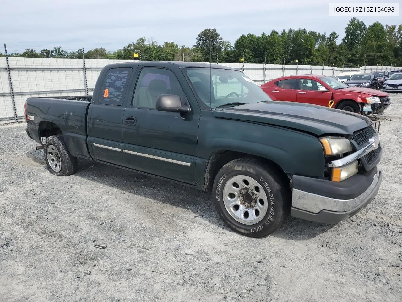 2005 Chevrolet Silverado C1500 VIN: 1GCEC19Z15Z154093 Lot: 71923084