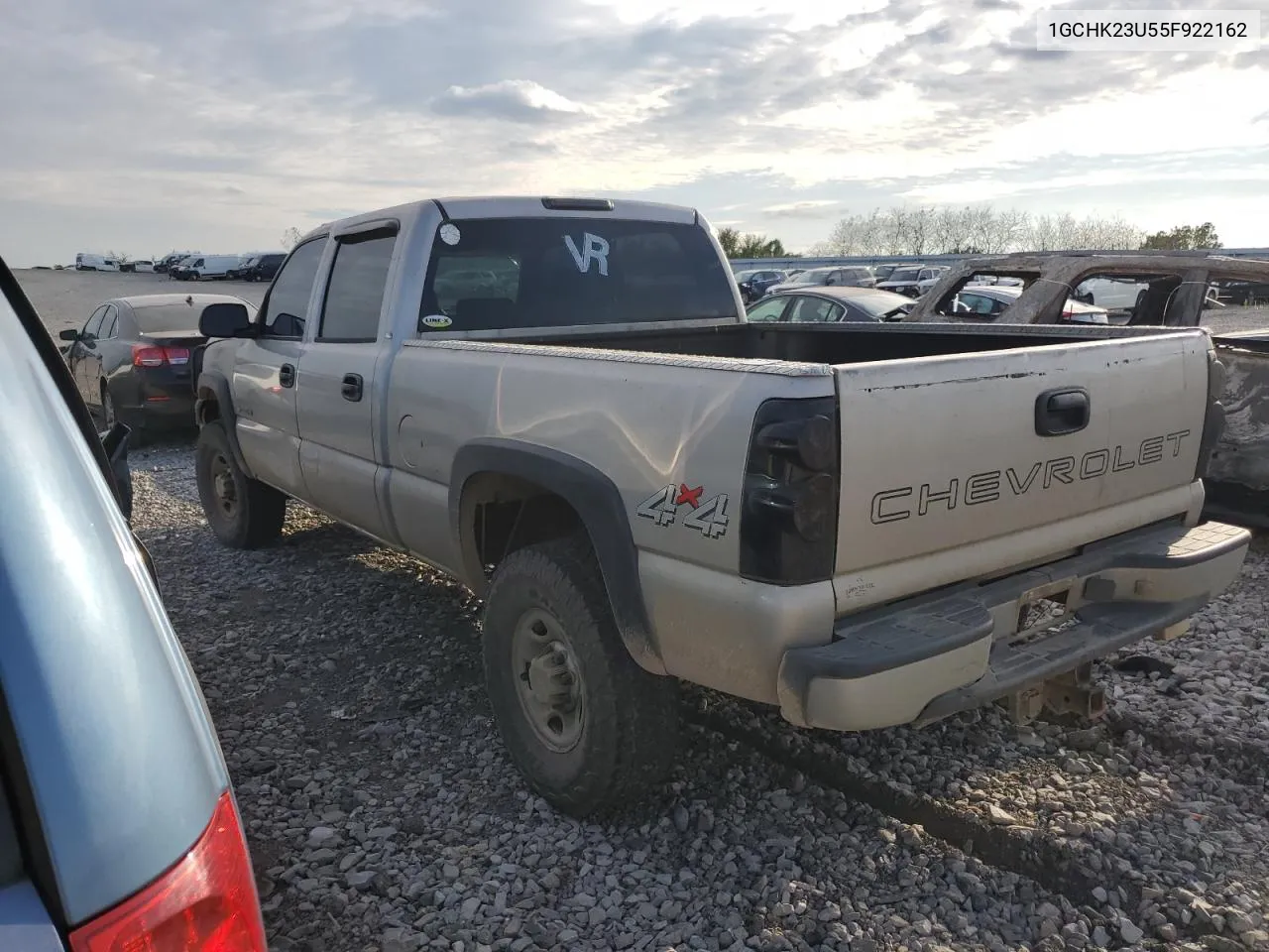 2005 Chevrolet Silverado K2500 Heavy Duty VIN: 1GCHK23U55F922162 Lot: 72226344