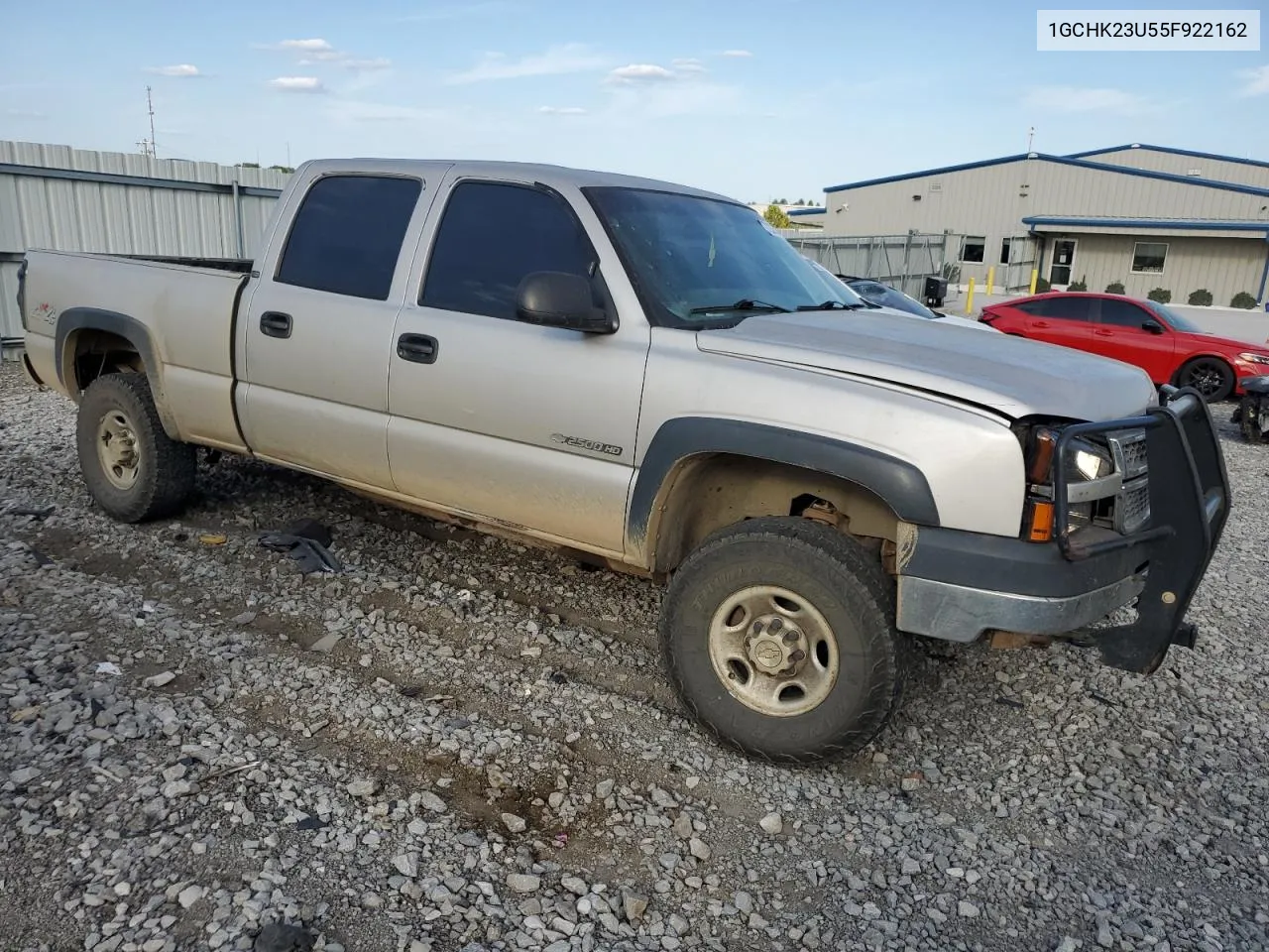 2005 Chevrolet Silverado K2500 Heavy Duty VIN: 1GCHK23U55F922162 Lot: 72226344