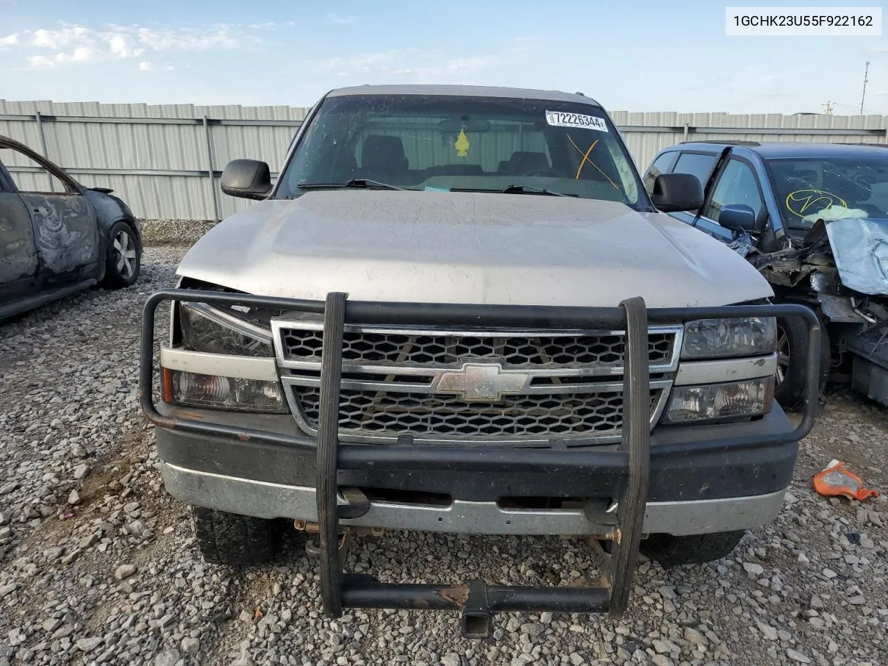 2005 Chevrolet Silverado K2500 Heavy Duty VIN: 1GCHK23U55F922162 Lot: 72226344