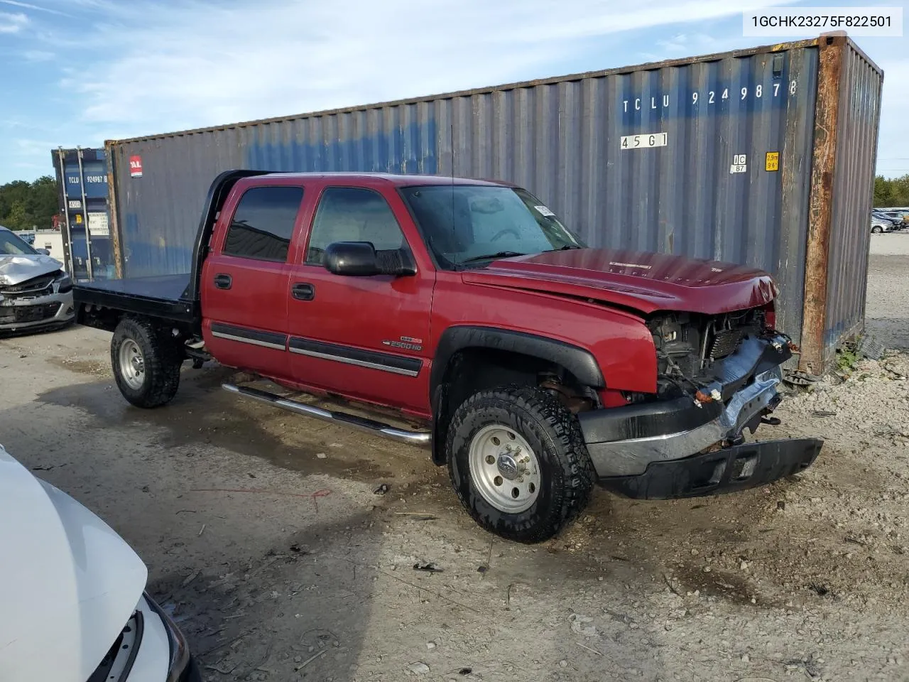 2005 Chevrolet Silverado K2500 Heavy Duty VIN: 1GCHK23275F822501 Lot: 72815844