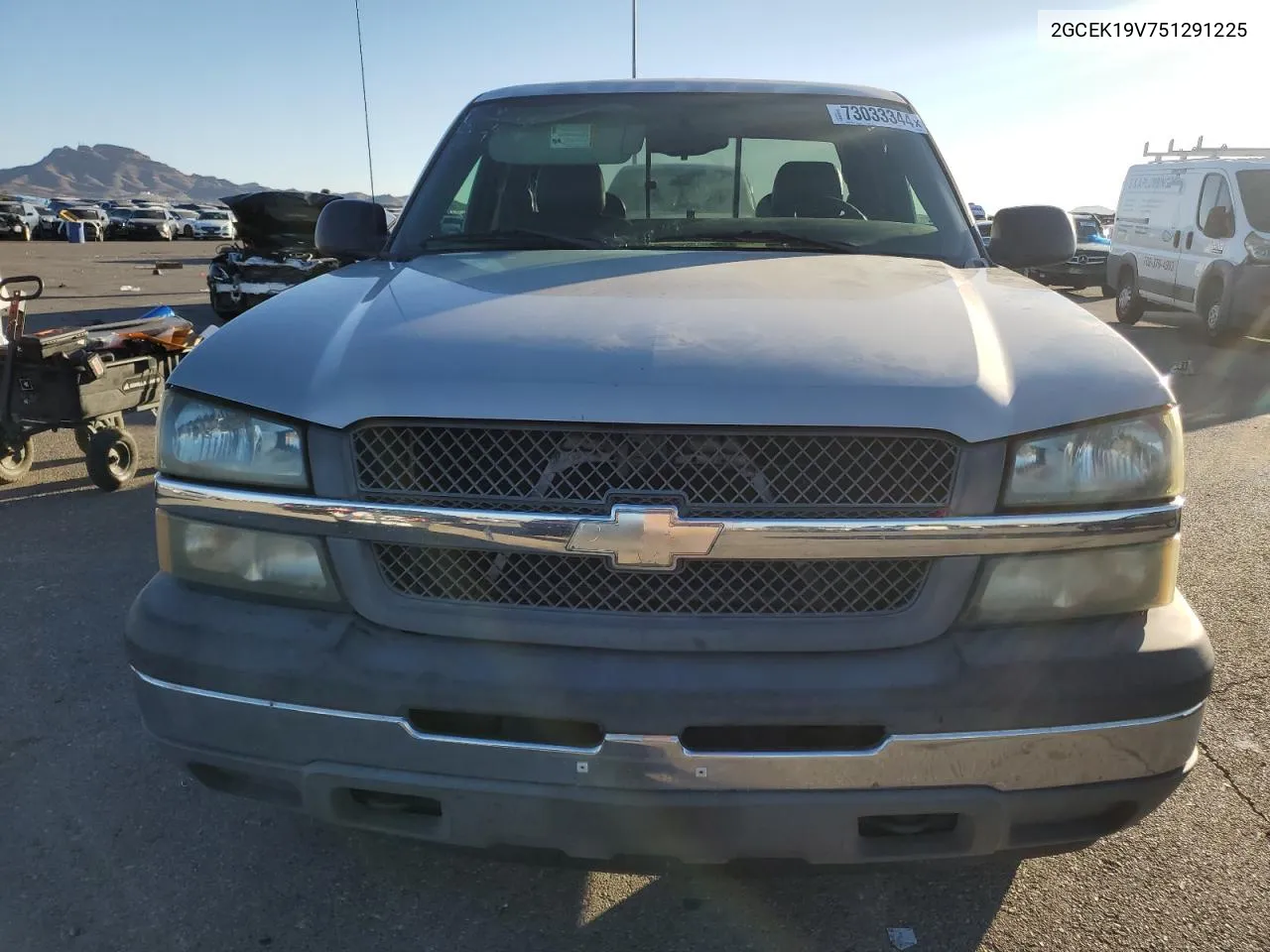 2005 Chevrolet Silverado K1500 VIN: 2GCEK19V751291225 Lot: 73033344