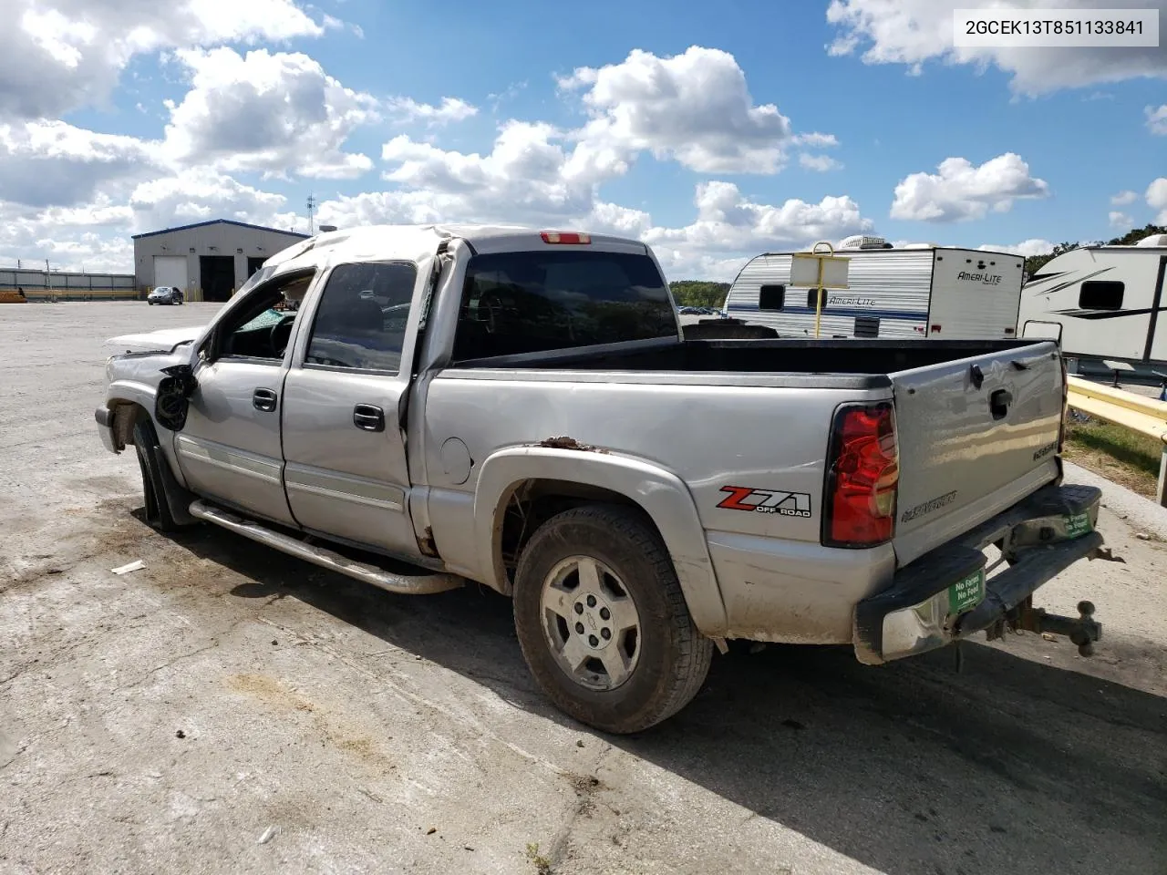 2005 Chevrolet Silverado K1500 VIN: 2GCEK13T851133841 Lot: 73353454