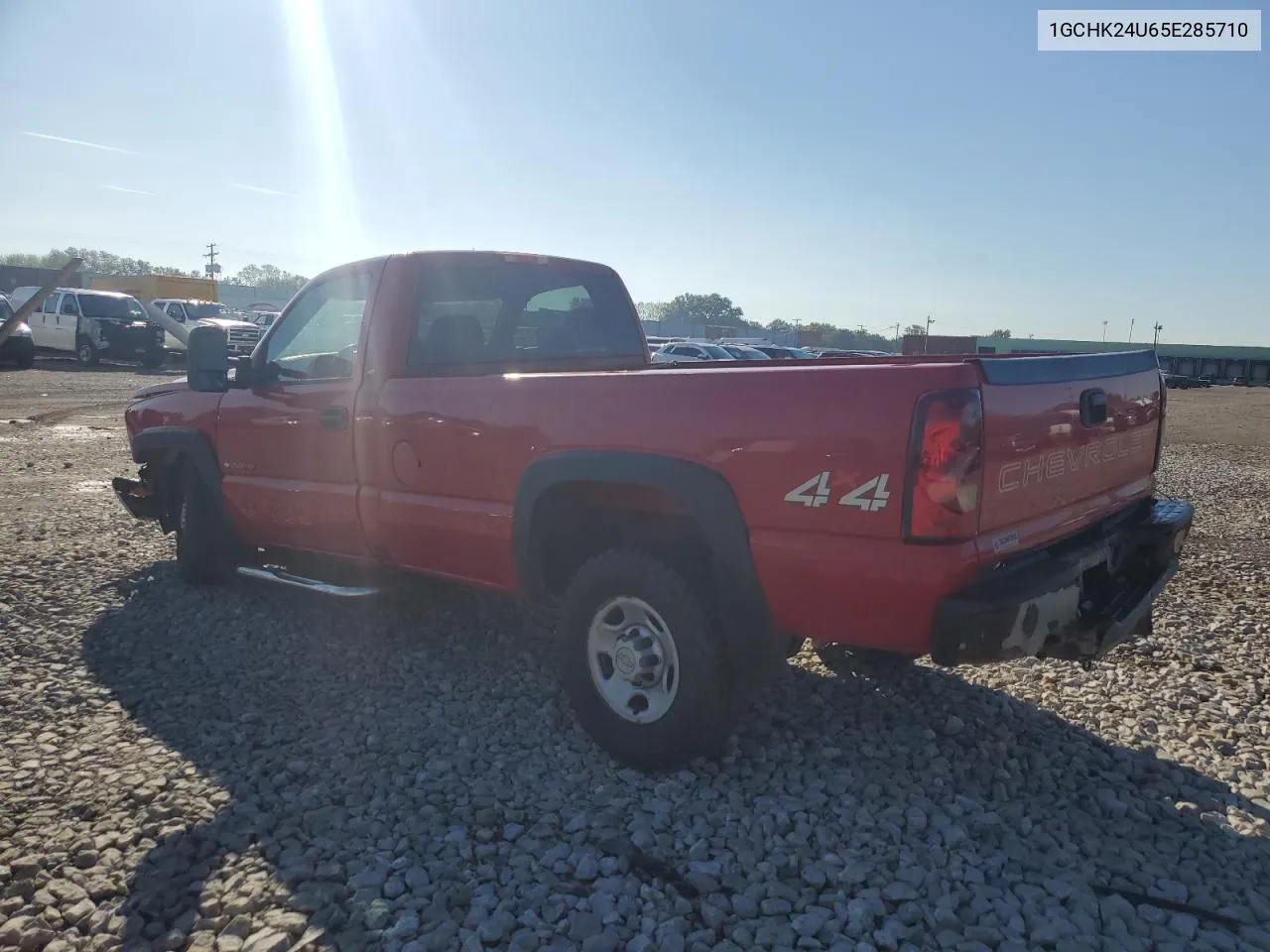 2005 Chevrolet Silverado K2500 Heavy Duty VIN: 1GCHK24U65E285710 Lot: 73648064