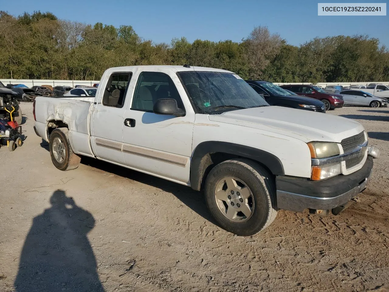 2005 Chevrolet Silverado C1500 VIN: 1GCEC19Z35Z220241 Lot: 74377244