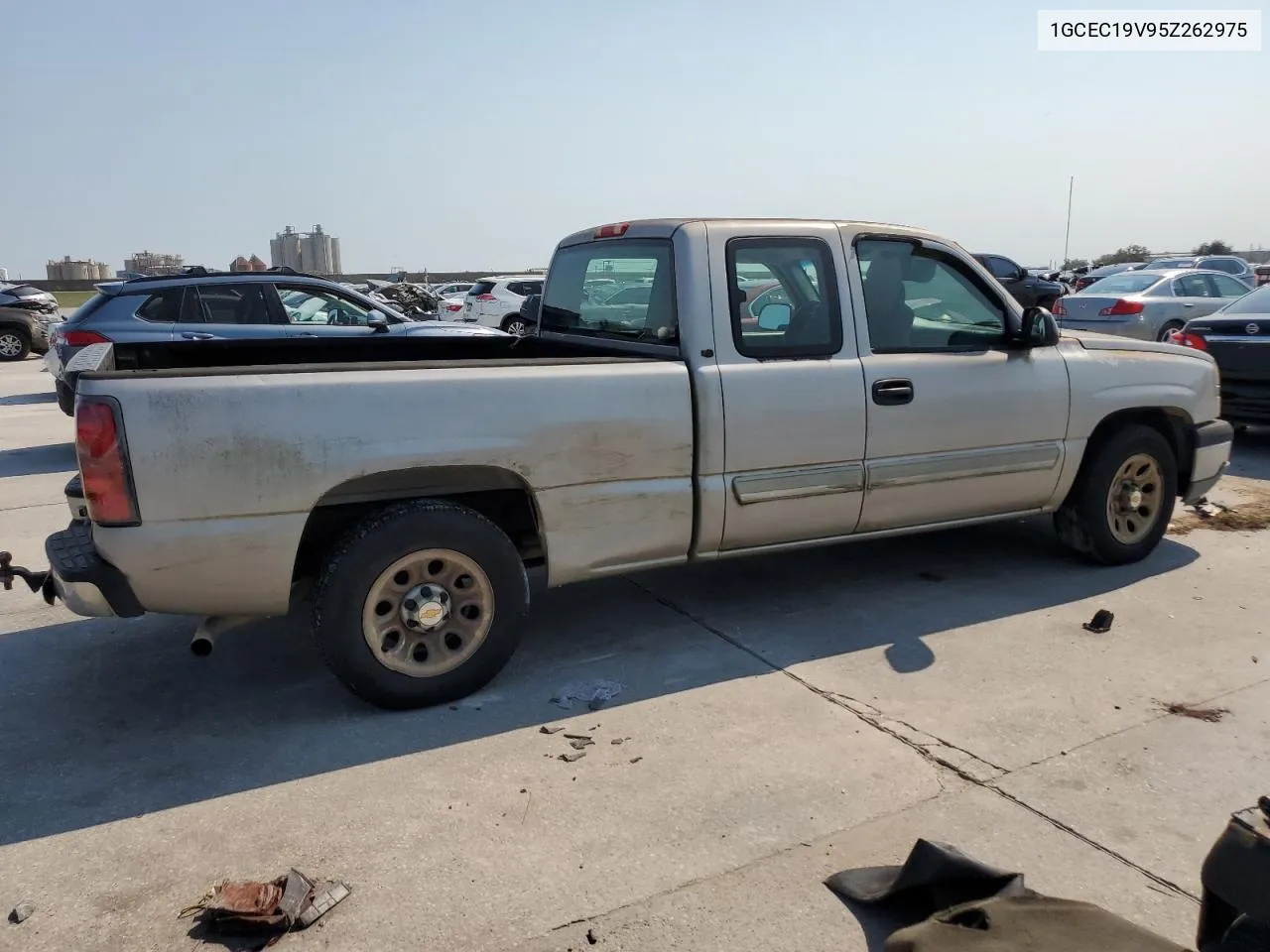 2005 Chevrolet Silverado C1500 VIN: 1GCEC19V95Z262975 Lot: 75089214