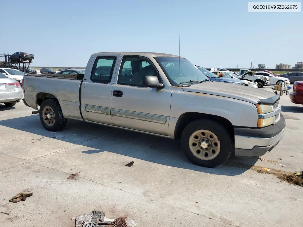 2005 Chevrolet Silverado C1500 VIN: 1GCEC19V95Z262975 Lot: 75089214