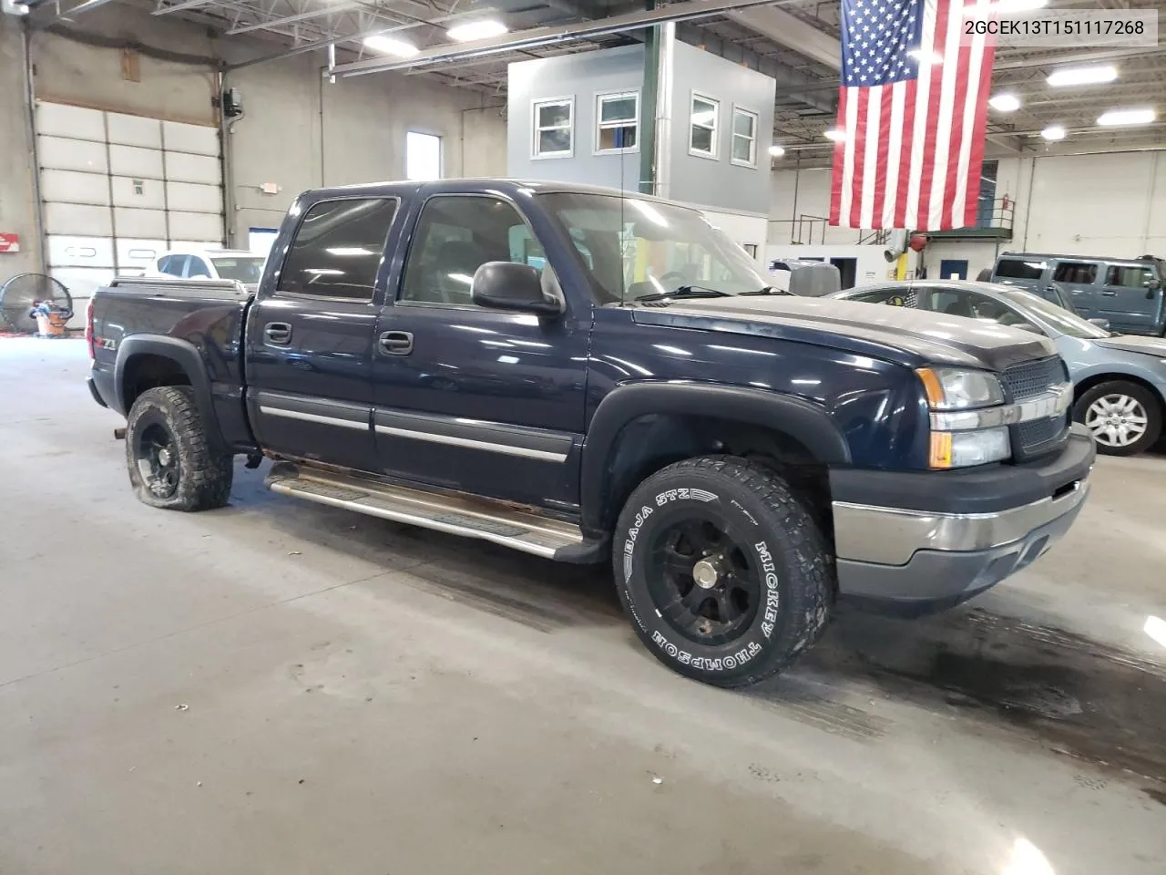 2005 Chevrolet Silverado K1500 VIN: 2GCEK13T151117268 Lot: 75172464