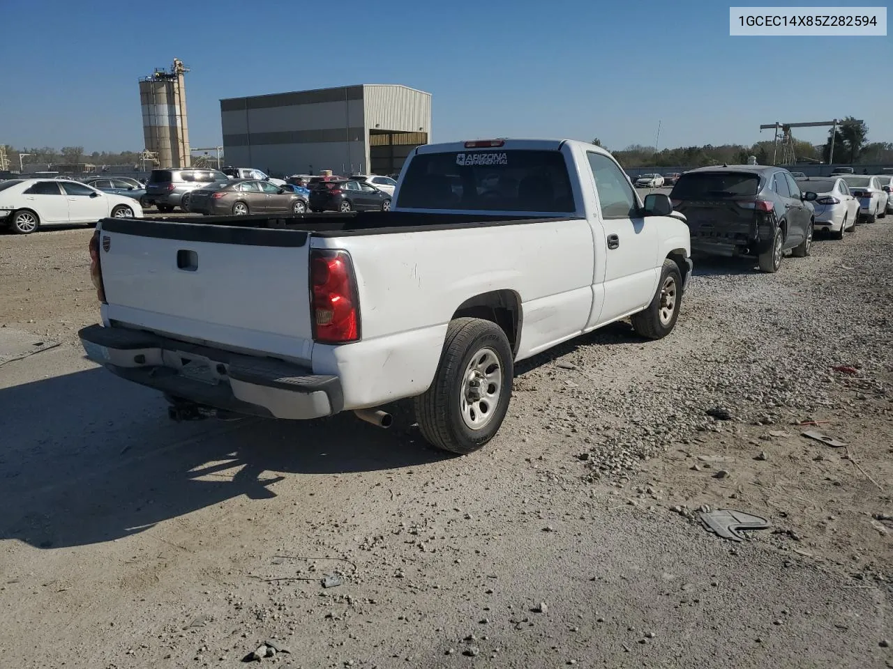 2005 Chevrolet Silverado C1500 VIN: 1GCEC14X85Z282594 Lot: 75298354