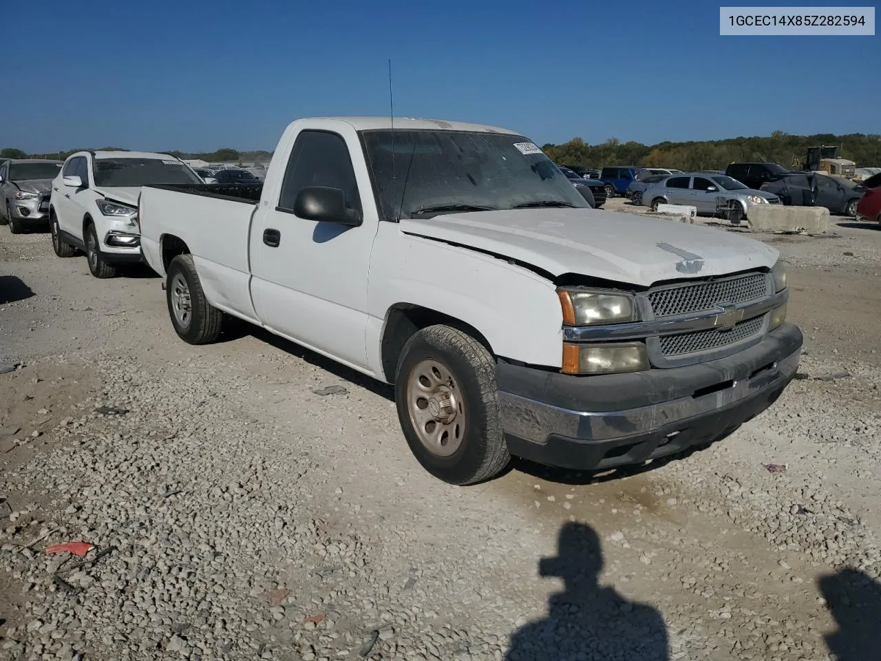 2005 Chevrolet Silverado C1500 VIN: 1GCEC14X85Z282594 Lot: 75298354