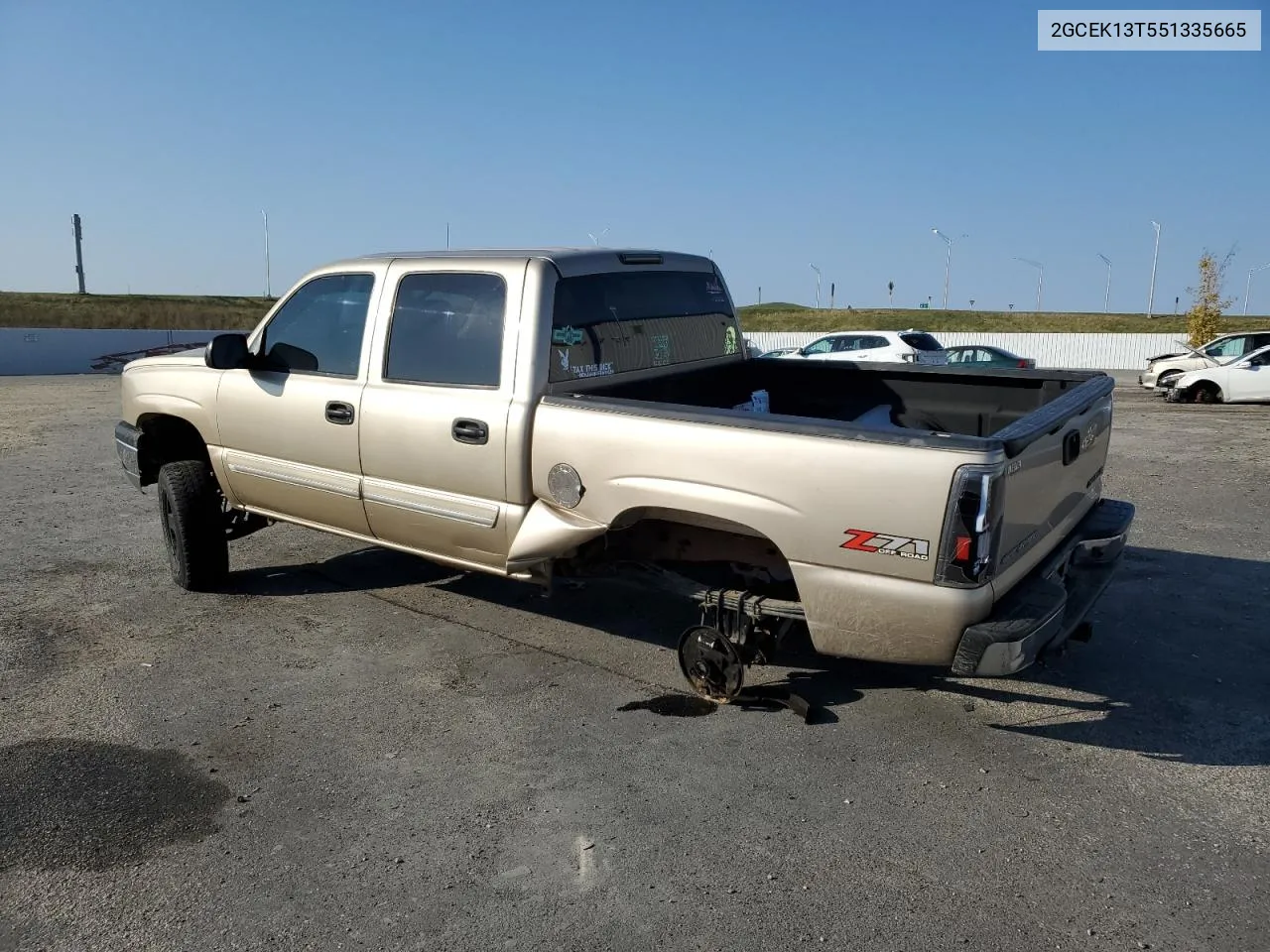 2005 Chevrolet Silverado K1500 VIN: 2GCEK13T551335665 Lot: 75428664