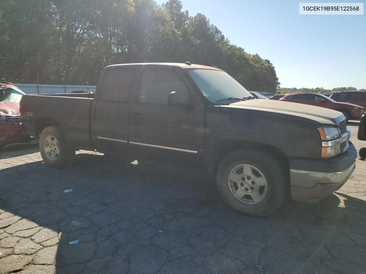 2005 Chevrolet Silverado K1500 VIN: 1GCEK19B95E122568 Lot: 75905244