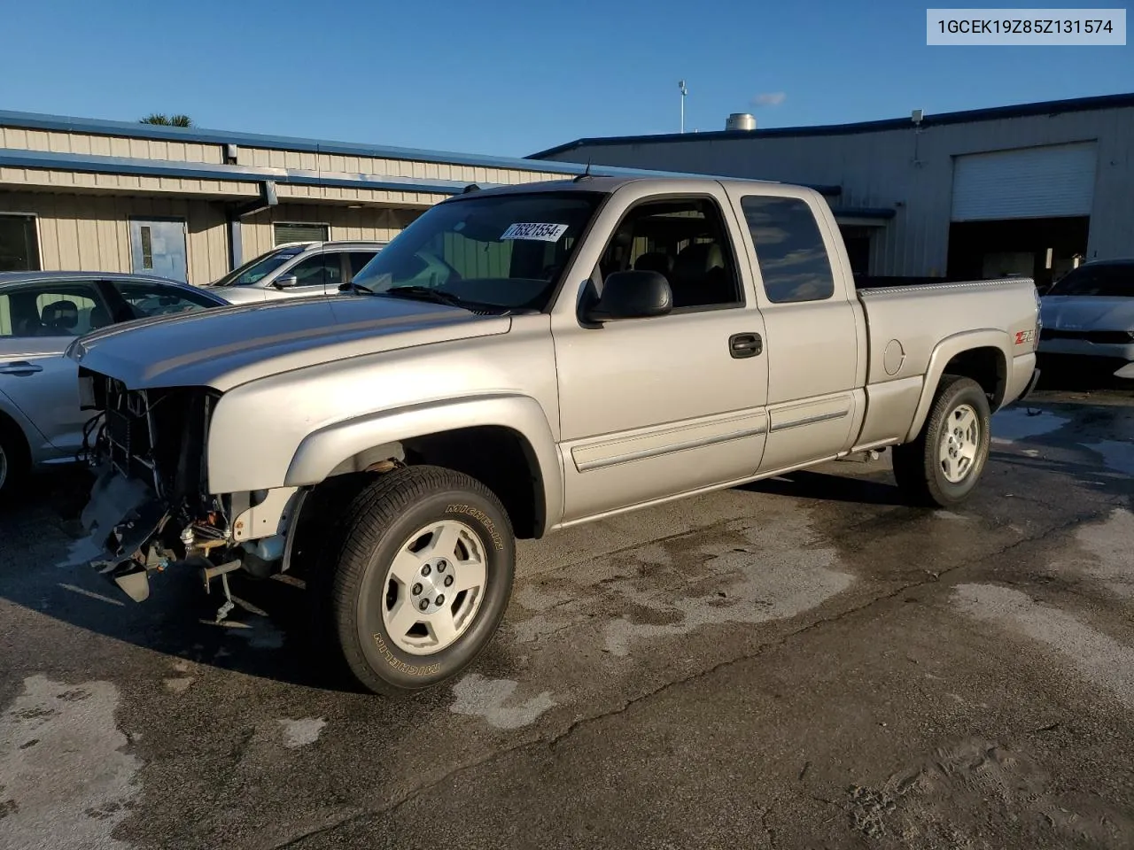 2005 Chevrolet Silverado K1500 VIN: 1GCEK19Z85Z131574 Lot: 76321554