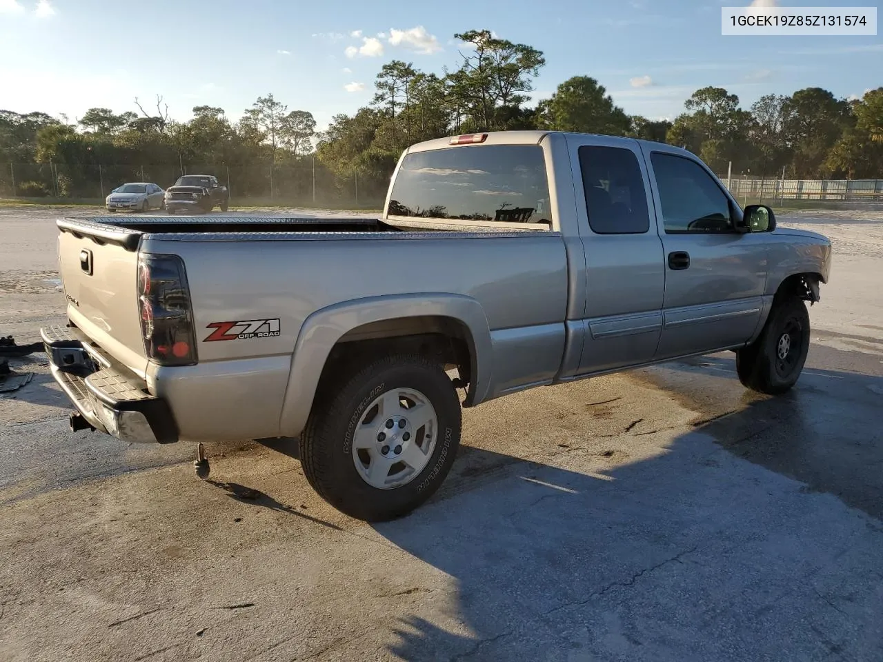 2005 Chevrolet Silverado K1500 VIN: 1GCEK19Z85Z131574 Lot: 76321554