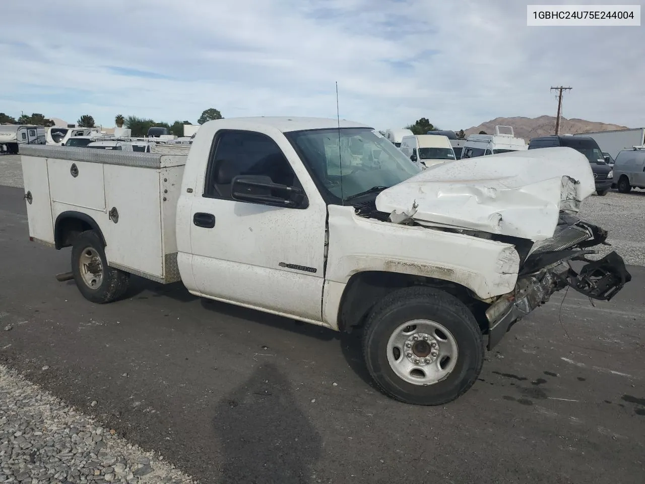 2005 Chevrolet Silverado C2500 Heavy Duty VIN: 1GBHC24U75E244004 Lot: 77148004