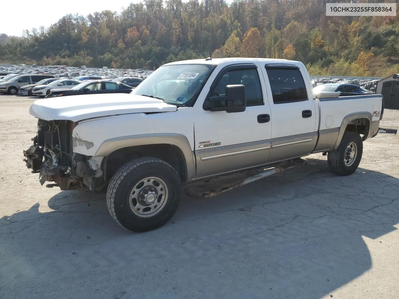 2005 Chevrolet Silverado K2500 Heavy Duty VIN: 1GCHK23255F858364 Lot: 77551094