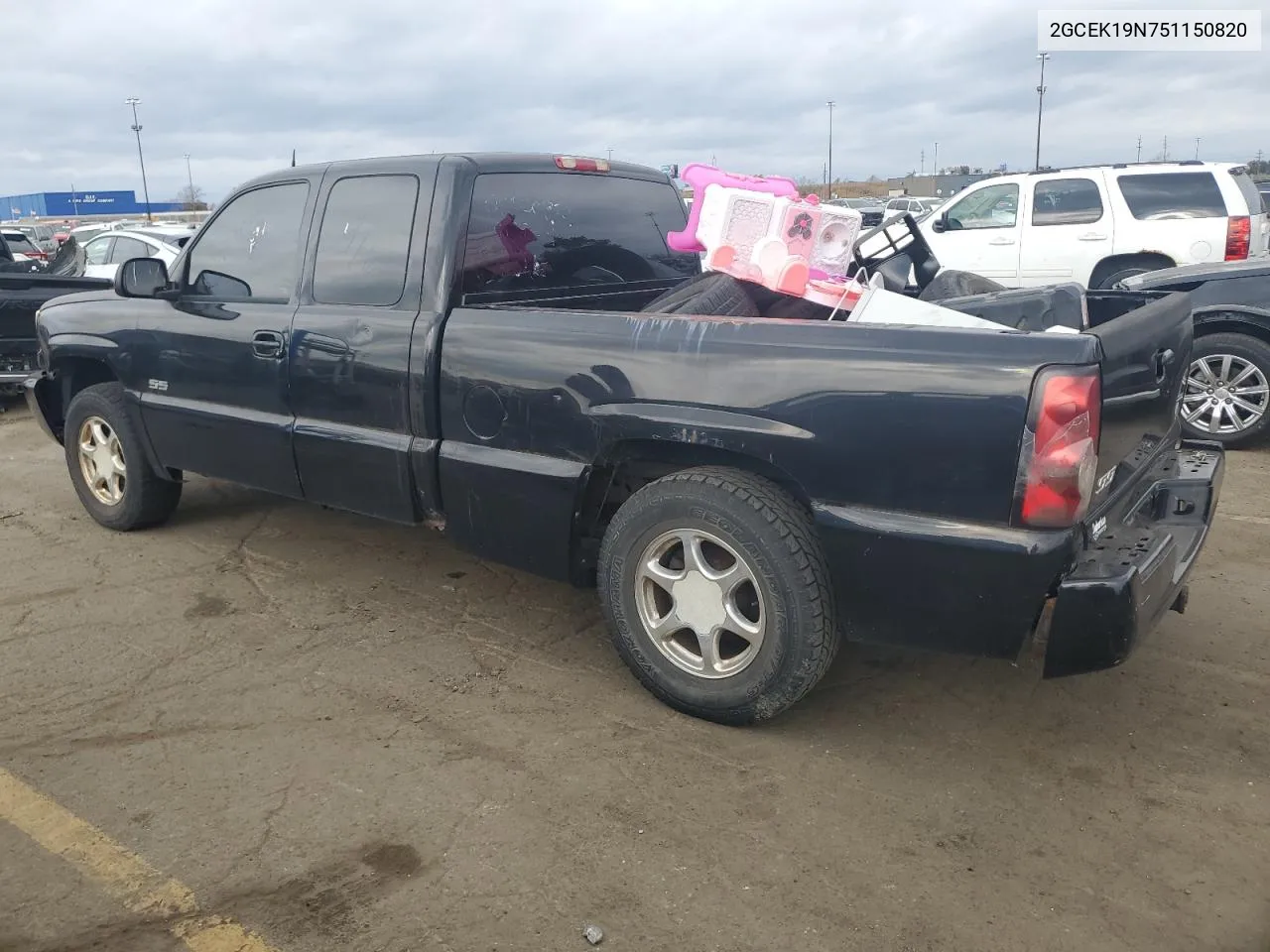 2005 Chevrolet Silverado Ss VIN: 2GCEK19N751150820 Lot: 77775794