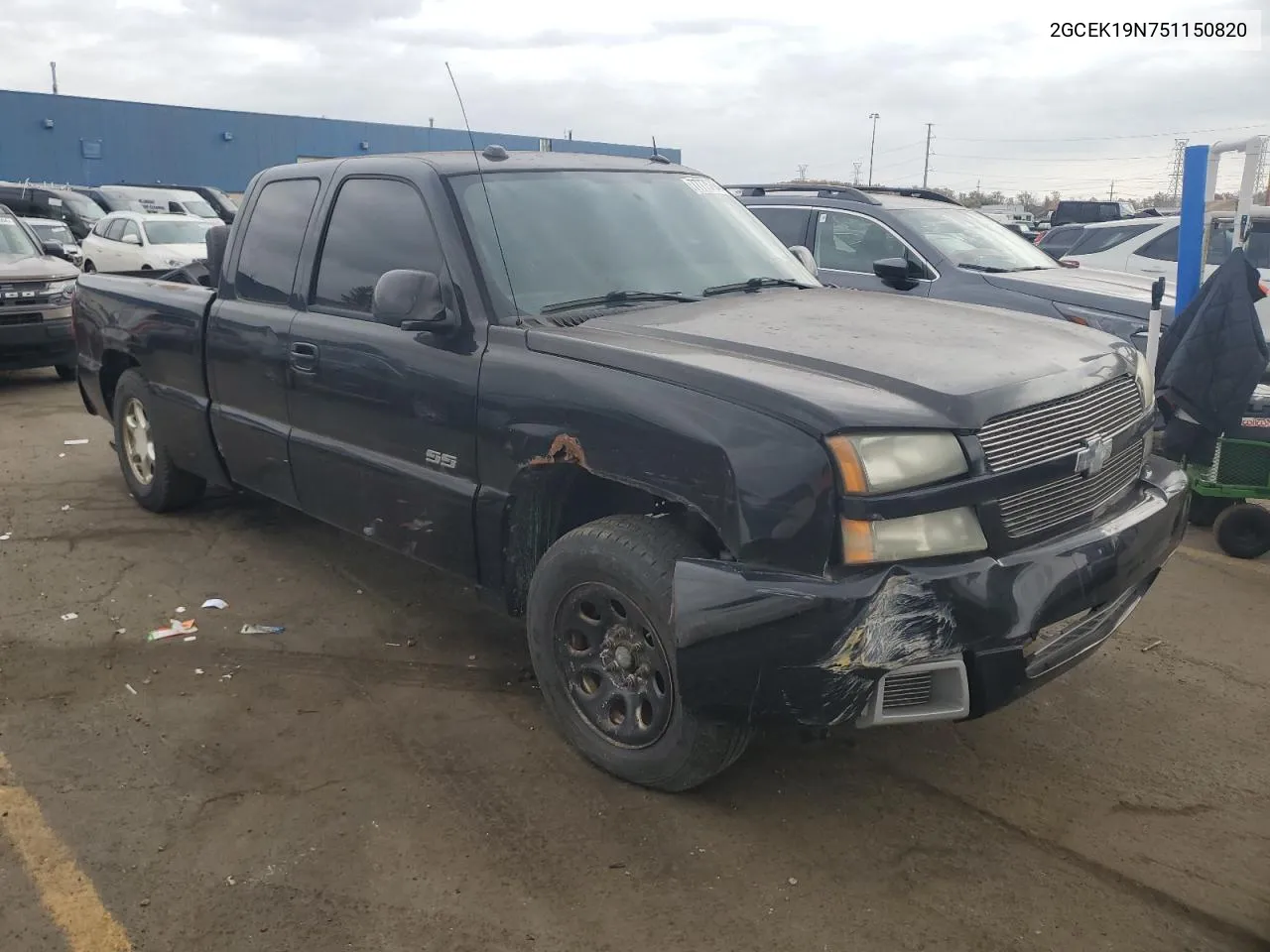 2005 Chevrolet Silverado Ss VIN: 2GCEK19N751150820 Lot: 77775794