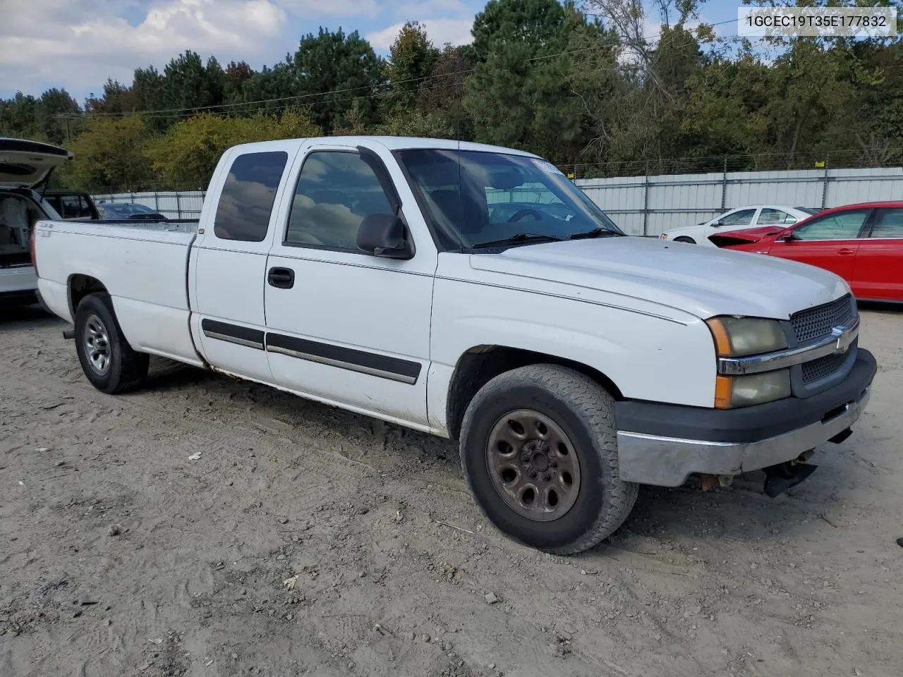 2005 Chevrolet Silverado C1500 VIN: 1GCEC19T35E177832 Lot: 77786164