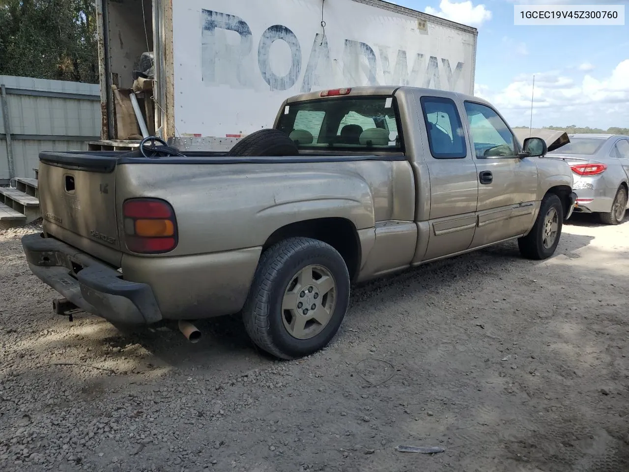 2005 Chevrolet Silverado C1500 VIN: 1GCEC19V45Z300760 Lot: 77797804