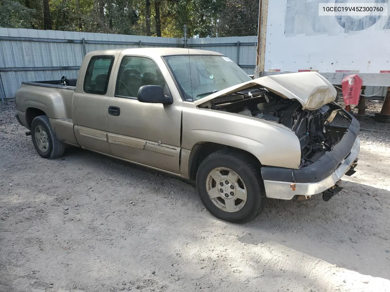 2005 Chevrolet Silverado C1500 VIN: 1GCEC19V45Z300760 Lot: 77797804