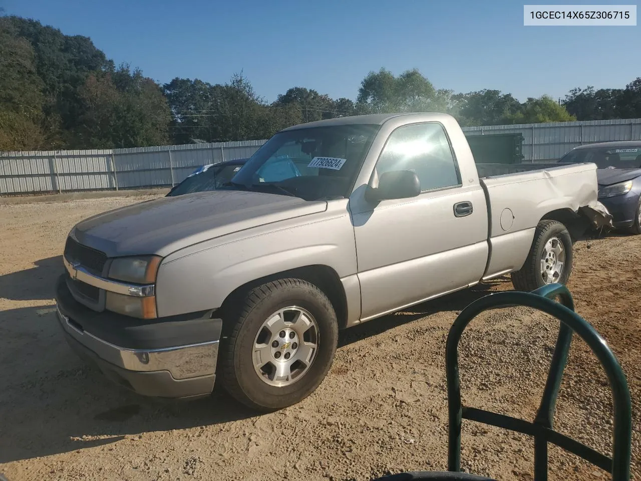 2005 Chevrolet Silverado C1500 VIN: 1GCEC14X65Z306715 Lot: 77926624