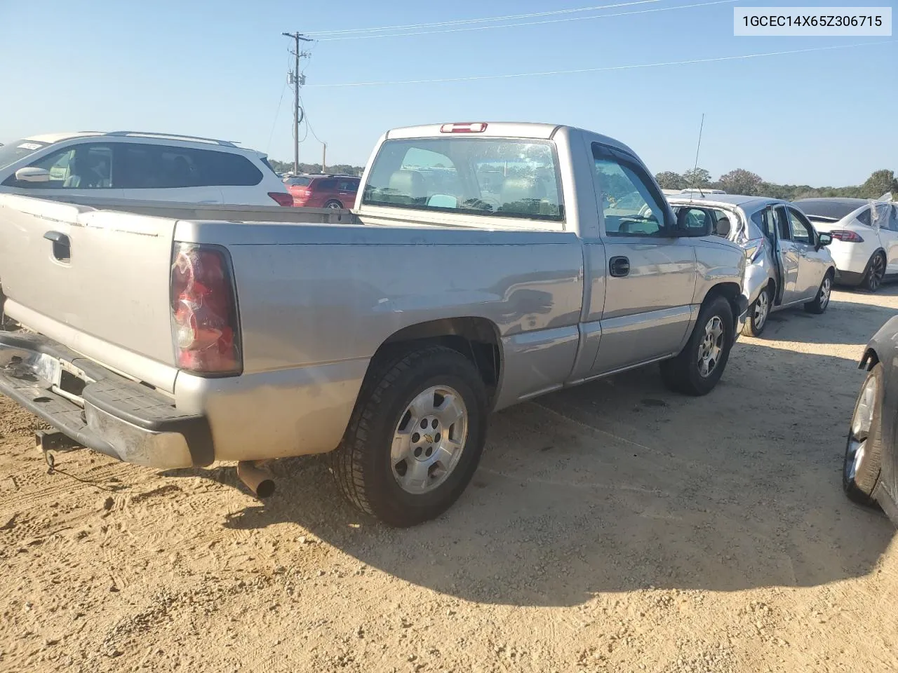 2005 Chevrolet Silverado C1500 VIN: 1GCEC14X65Z306715 Lot: 77926624