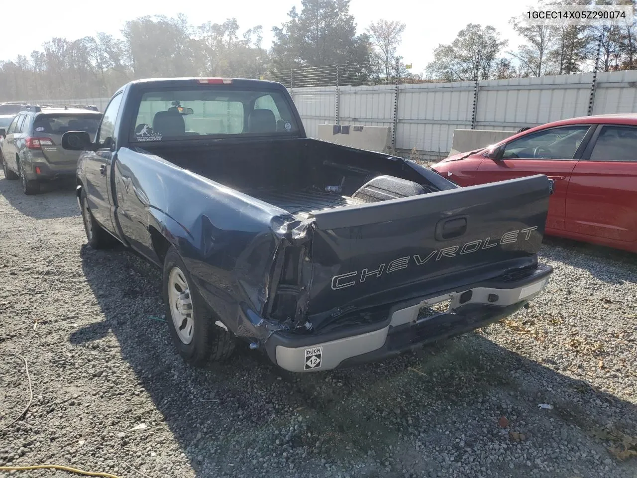 2005 Chevrolet Silverado C1500 VIN: 1GCEC14X05Z290074 Lot: 78194664